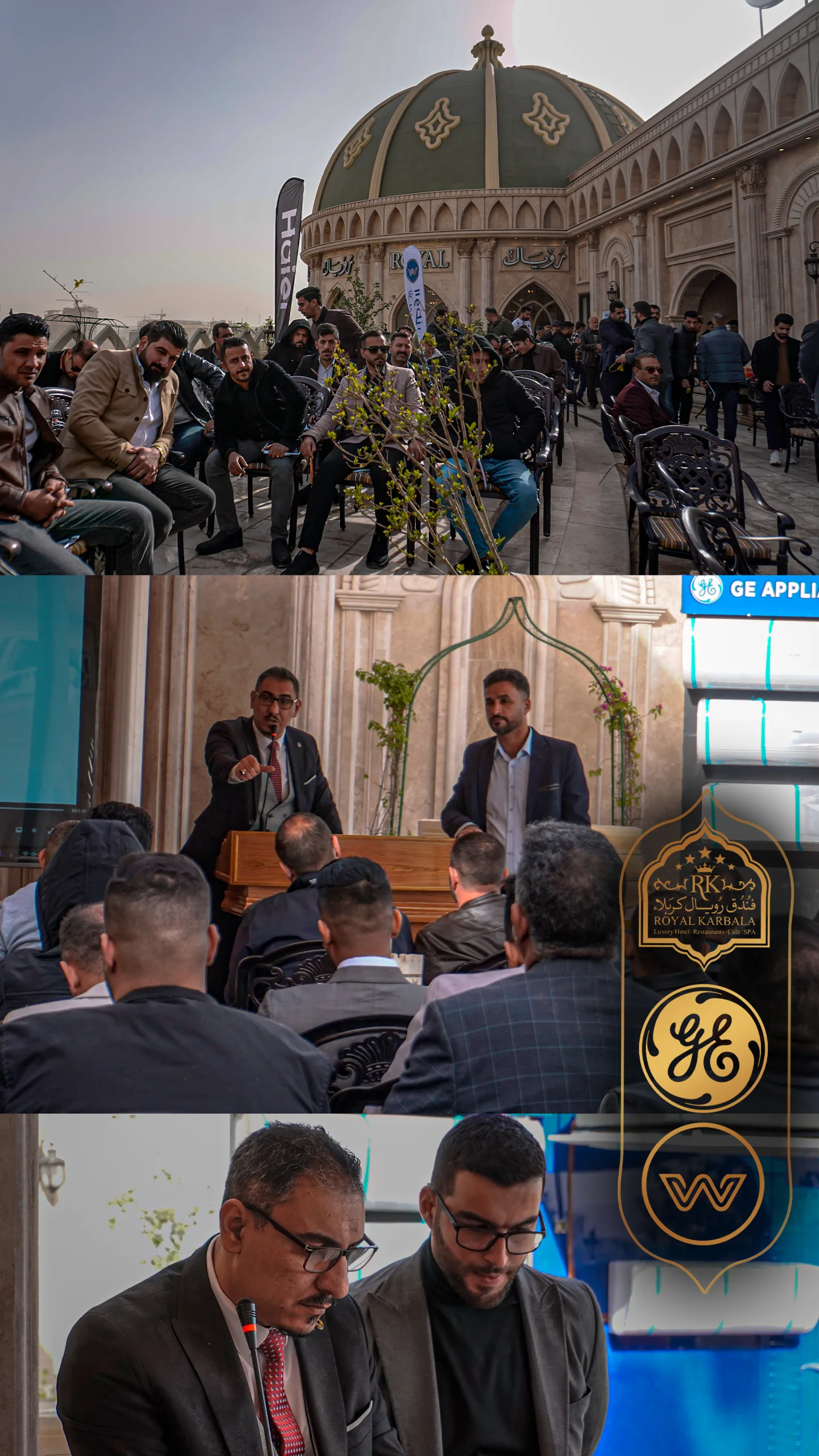 National Company Conference  Royal Karbala hosted the National Company Conference, the official authorized representative of General Electric and Haier, in an elegant setting befitting the distinguished event and its guests.